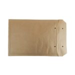 Brown paper bubble mailer back side