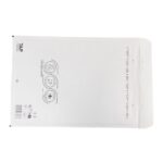 White bubble mailer front
