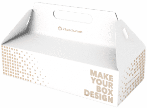 Custom printed cake box