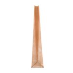 Brown matte cross bottom bag side view