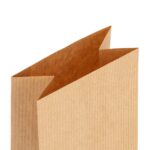 Cross bottom bag kraft opened