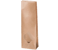 Brown matte cross bottom bag