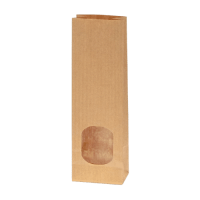 Kraft cross bottom bag