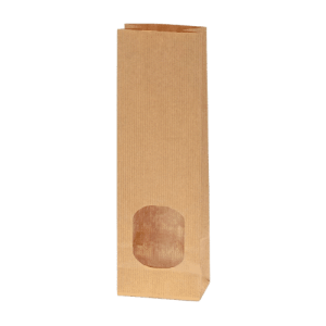 Kraft cross bottom bag