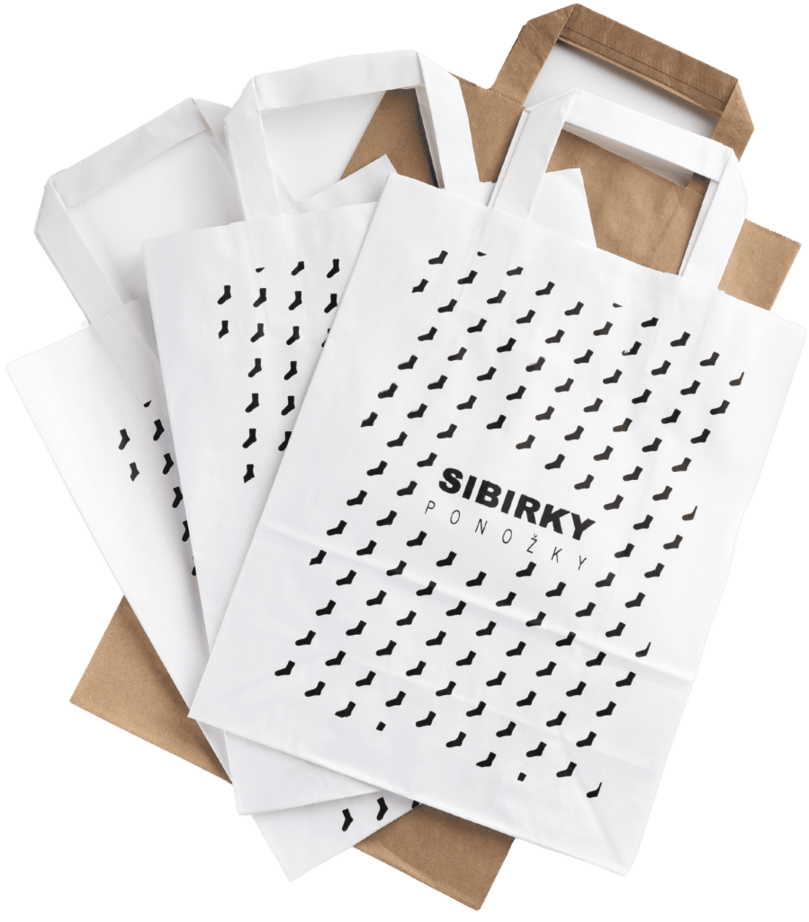 Customer printed paper bags