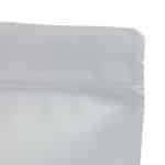 Gray matte wide doypack close up