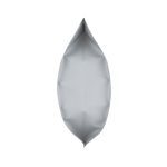 Gray matte wide doypack bottom view