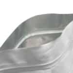 Doypack white matte close up