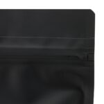 Black matte doypack top close up