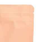 Orange matte wide doypack close up