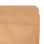 Kraft doypack bottom close up