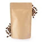 Kraft doypack with coffee valve
