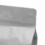 Flat bottom bag gray close up
