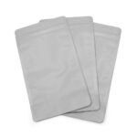 3 Flat bottom bags gray matte