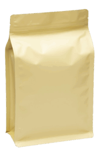 Flat bottom bag vanilla matte