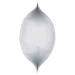 White matte doypack bottom view