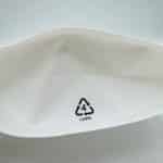 White doypack bottom view LDPE sign