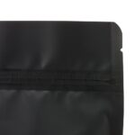 Recylable black matte doypack with window