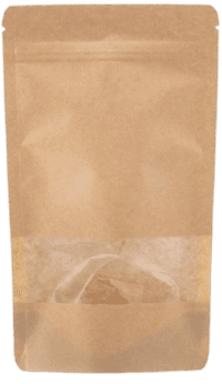 Doypack kraft con ventana