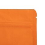 Orange doypack close up