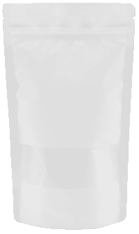 Doypack blanco mate con ventana reciclable
