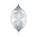 Doypack silver with aluminium layer from bottom