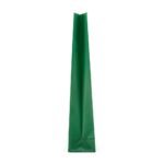 Green OPP cross bottom bag recyclable side view
