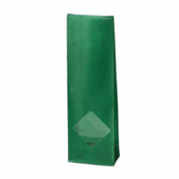 Green cross bottom bag recyclable