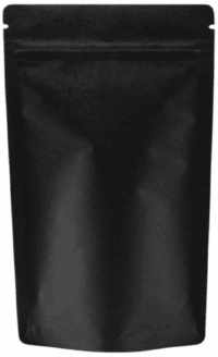 Doypack negro kraft con cremallera