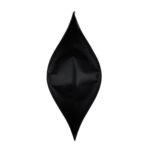 Black kraft doypack from bottom