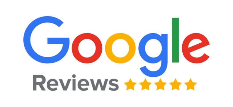 5 star Google reviews badge