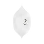 White recyclable doypack from bottom